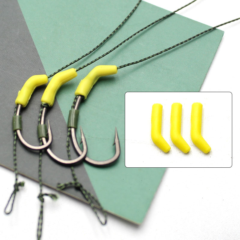 Carp Fishing Accessories Anti Tangle Sleeves For Carp Fishing Hook Line Connector Hair Carp Rig Elbow Aligner Carp Tackle