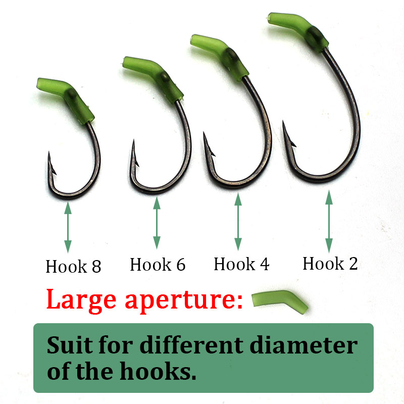  Carp Fishing Accessories D Rig Kickers Fit For Ronnie Rig Anti Tangle Sleeves Hook Line Aligner For Carp Rigs End Tackle