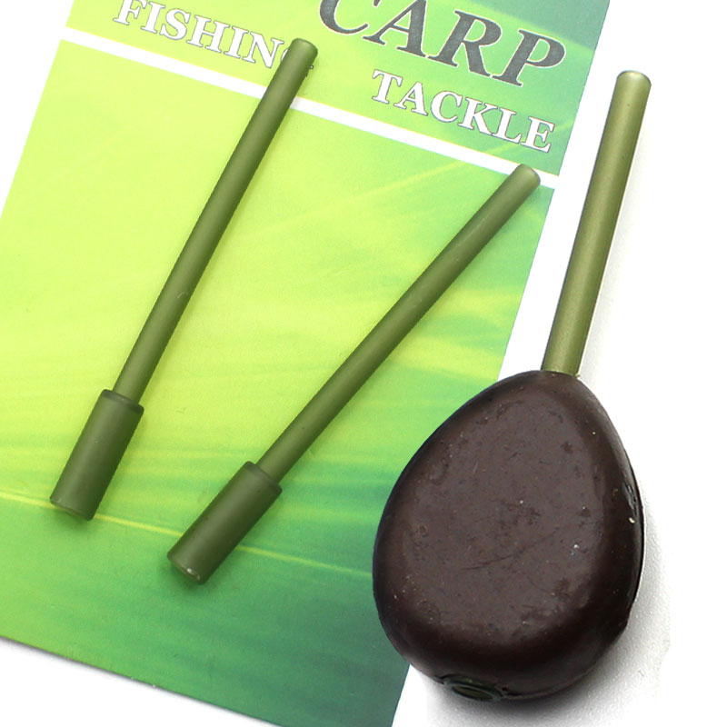 Carp Fishing Accessories Hard Inline Lead Inserts Sleeves Carp Feeder Hair Rig Lead Sinker Inline Inserts Tube End Tackle