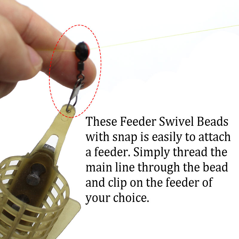 Carp Fishing Accessories Feeder Fishing Swivel Barrel With Snap For Carp Cage Sliding Rigs Rolling Swivel Fishing Conector