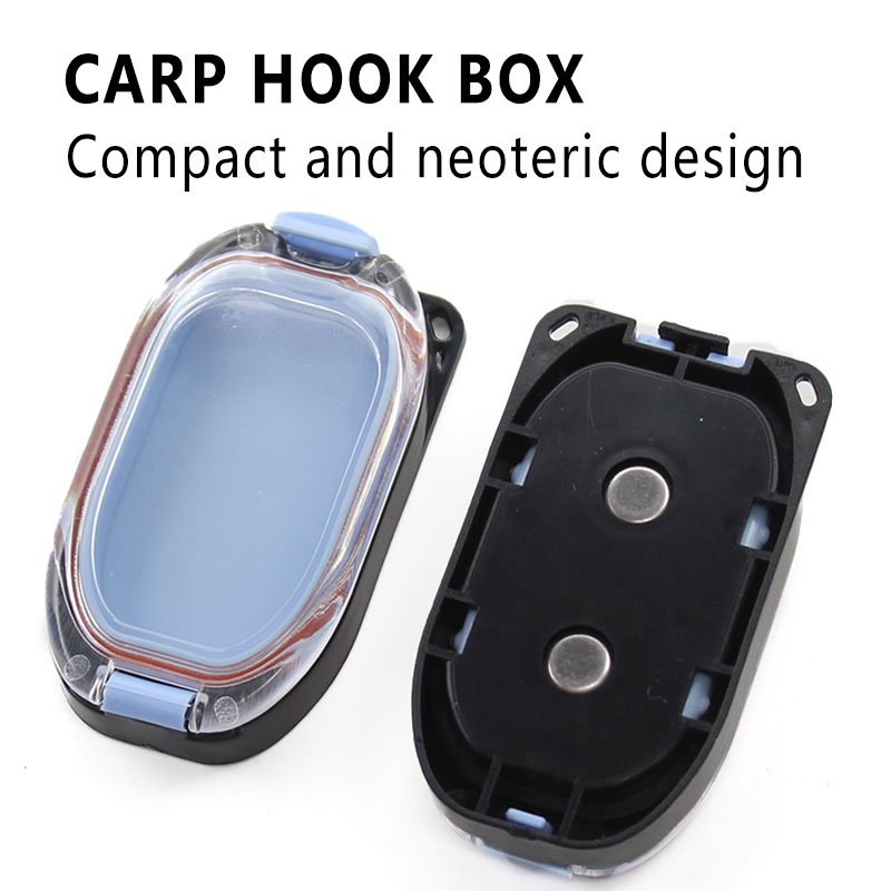 Carp Fishing Hook Boxes With Moisture-proof Rubber Washer Carp Hook Storage Box With Magnet Hook Accessories Tackle Box