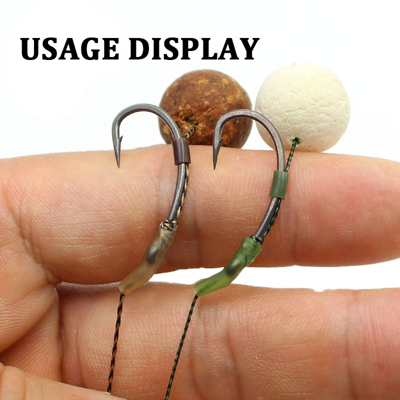  Carp Fishing Accessories D Rig Kickers Fit For Ronnie Rig Anti Tangle Sleeves Hook Line Aligner For Carp Rigs End Tackle