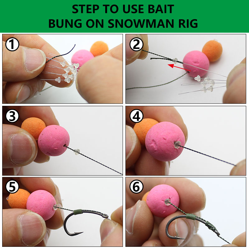Carp  fishing   accessories  Bait Bung Snowman Boilies Stop