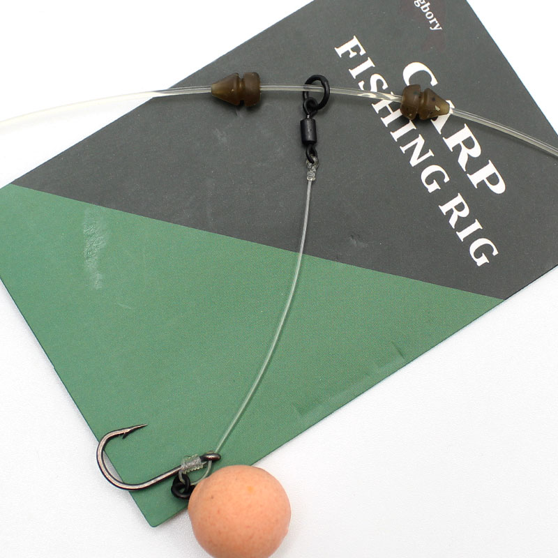 Naked Chod System For Carp Fishing – Helicopter Rigs, Chod Rigs Terminal Tackle (6-Pack)