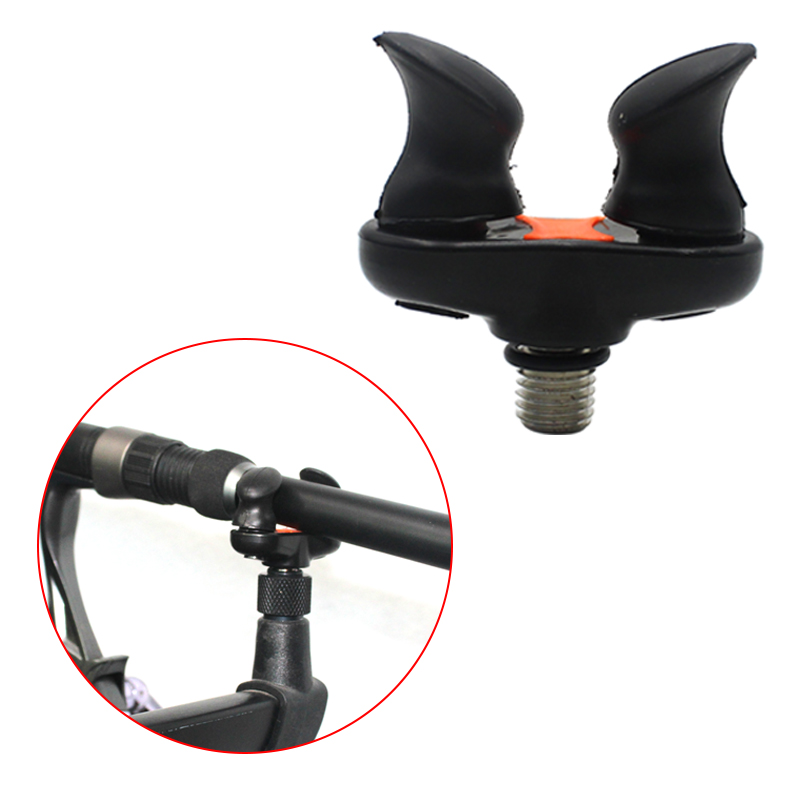 Carp Fishing Rubber Butt Rod Rest Head Grip Butt REST For Fishing Alarm With M3/8 (IFI)