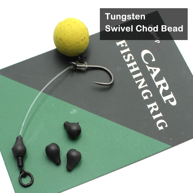 Tungsten Swivel beads knot chod beads carp fishing Chod Sinkers