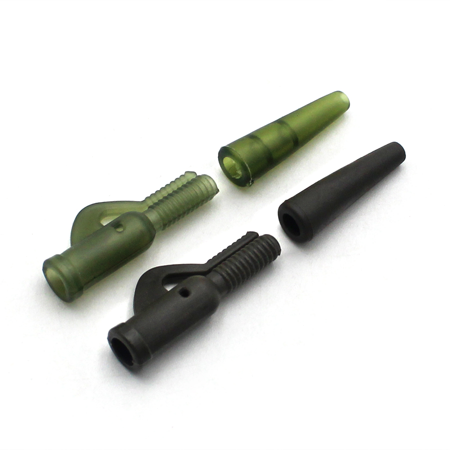 Carp fishing Accessories Plastic Lead Clip with Tail Rubbers Perfect for creating Lead Clip safety systems