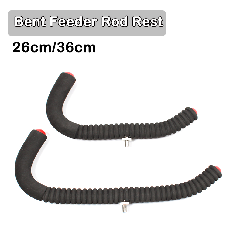 Bent Feeder Rod Rest  Fishing Rod Rest Head Accessories  Carp Feeder Rods 