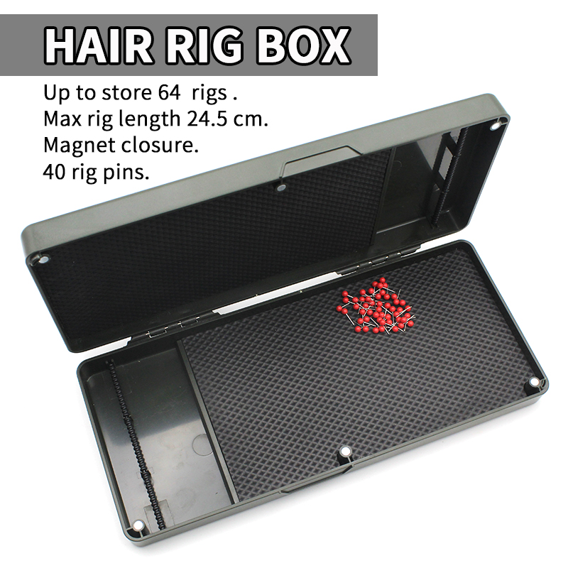 New  Carp Fishing Tackle Box Hair  Rig  Storage Systems Terminal Tackle  