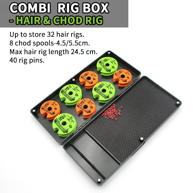 New  Carp Fishing   Combi  Rig  Box  Hair & Chod  Rig  Terminal Tackle  BOX