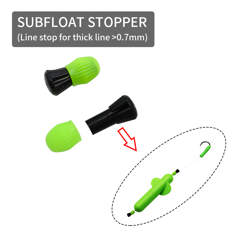 Subfloat  Line  Stop  Catfish  Rig  Stopper  Thick  Fishing  Line  Catfishing  Tackle