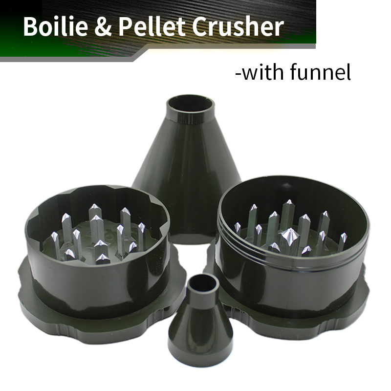 New  Design   Carp Boilie & Pellet Crusher   with  funnel  Bait Crusher carp equipment