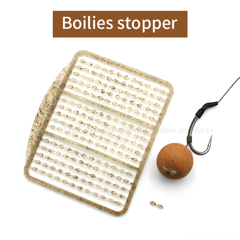 New  Designed  Boilie Stops Carp Fishing Terminal Tackle Hair Rig Stoppers