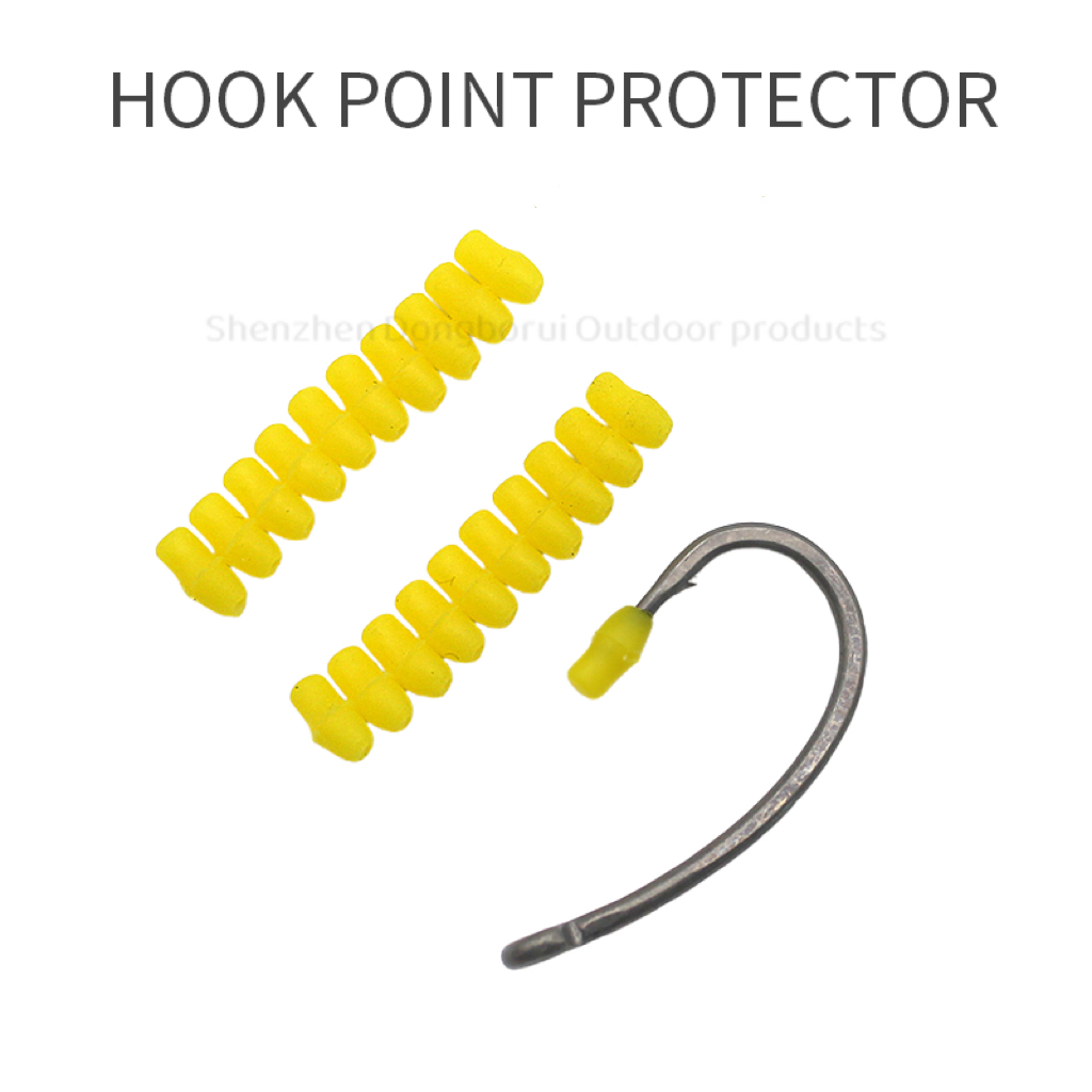 Hook Point Protectors for Fishing Hooks Carp Tackle Yellow Rig Bits