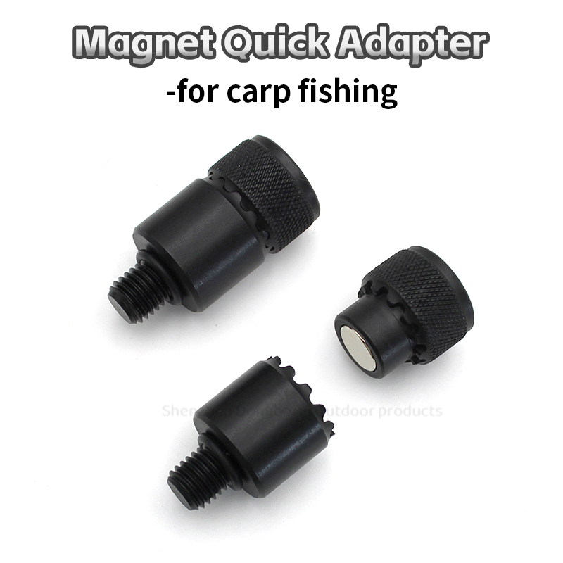 Quick Change Connector Aluminium Magnetic Connector M3/8 for Tackle Carp Fishing Accessories Equipment